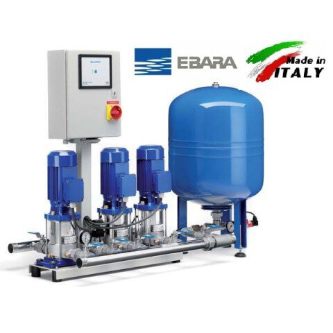 Bơm biến tần trục đứng EBARA – ITALY (1.5kw – 40kw)