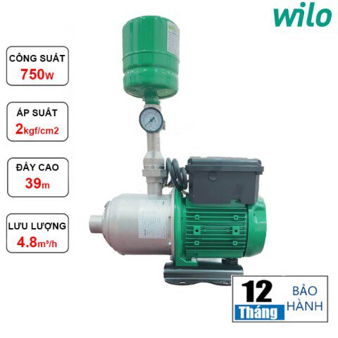 Bơm tăng áp biến tần WILO PBI – L203EA (750w)